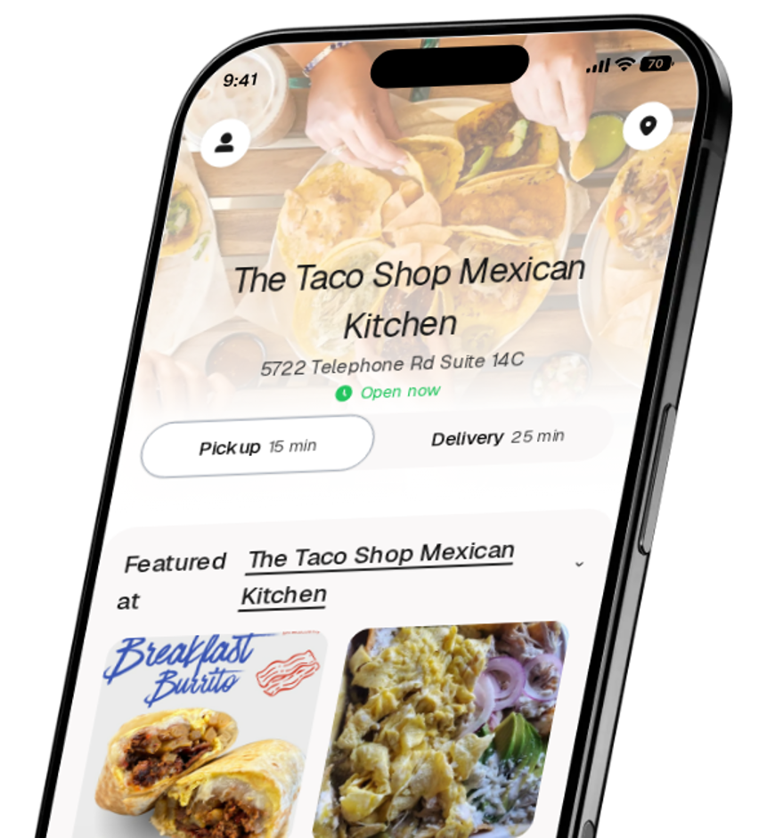 The Taco Shop Mexican Kitchen app preview