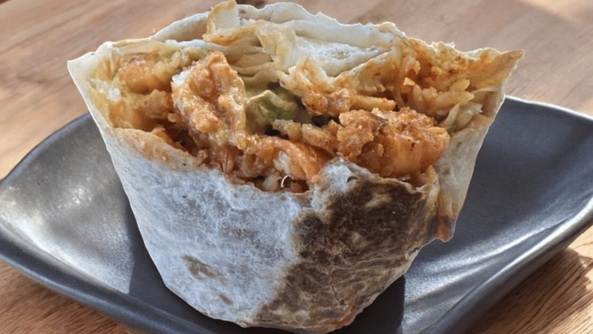 Shrimp Burrito.