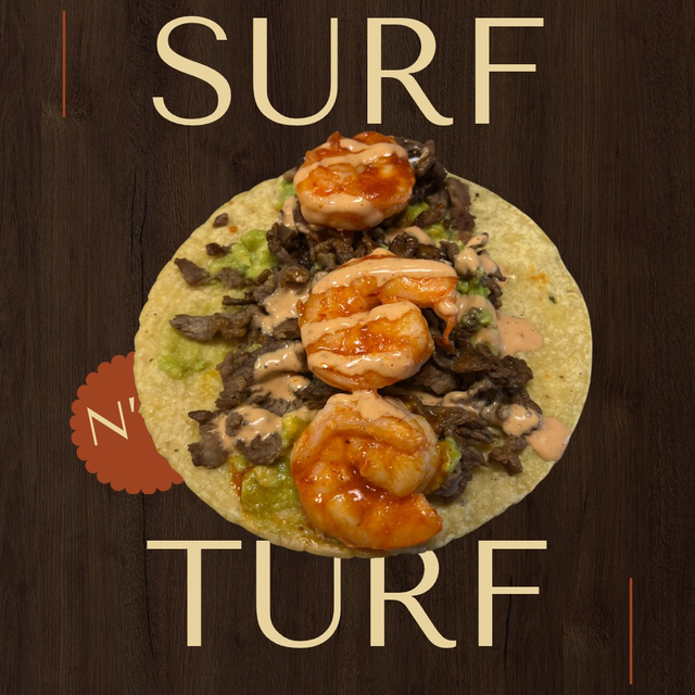 Surf N' Turf Taco.