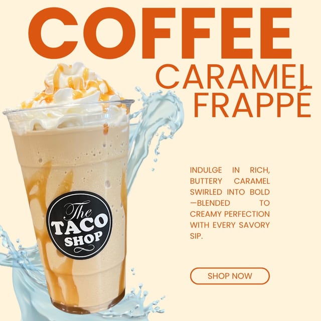 Coffee Caramel Frappé.