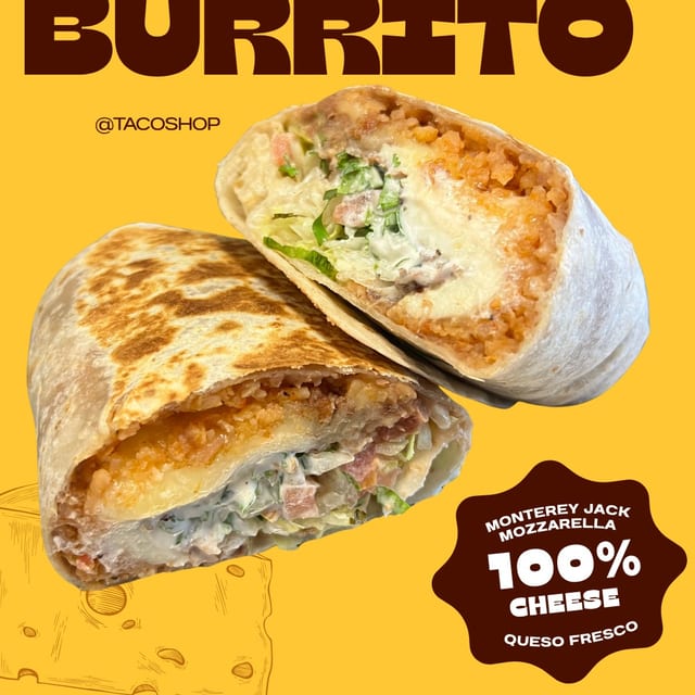 3 Quesos Burrito.