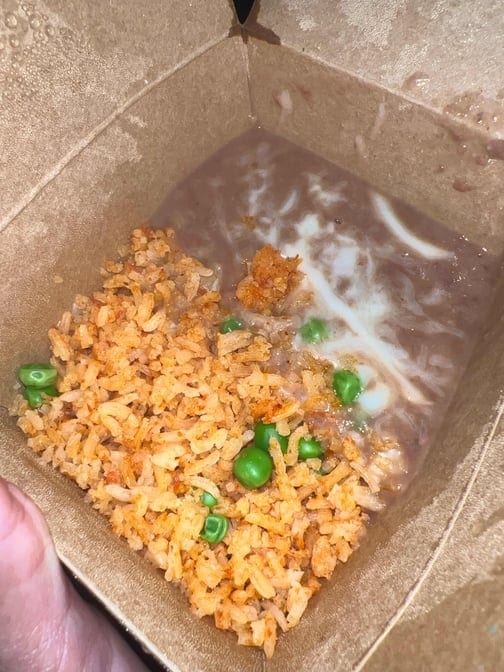 Side Rice and Beans.