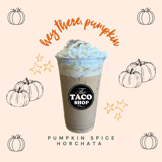 Pumpkin Spice Horchata.