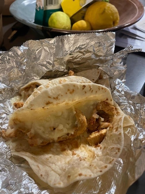 Traditional Meat Tacos.