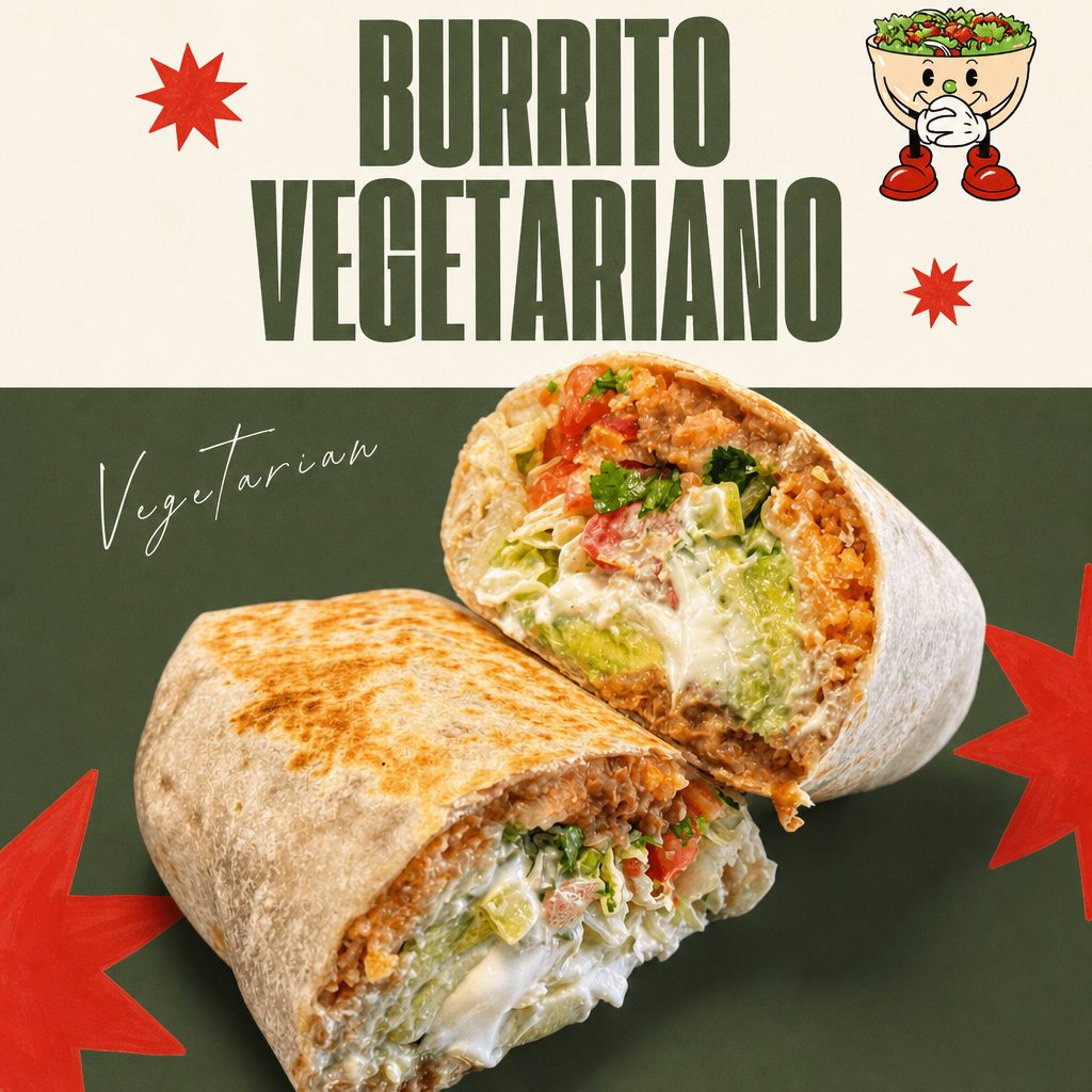 Burrito Vegetariano.