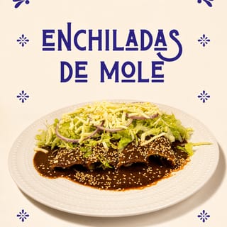 4 Enchiladas de Mole
